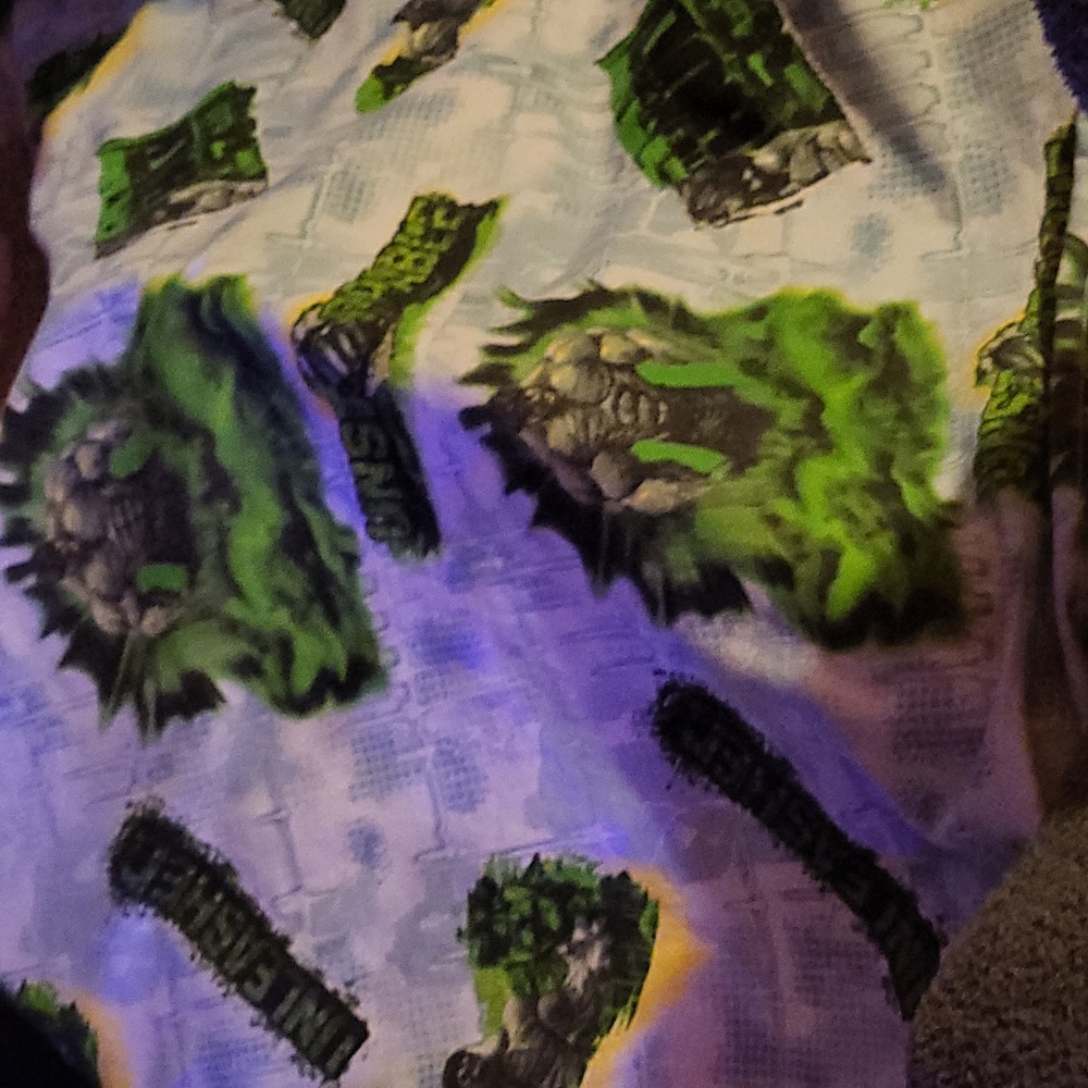 Incredible Hulk curtain panels